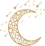 月亮 星星 流星