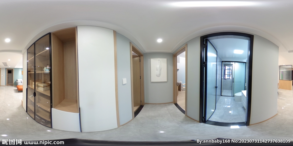 房间过道设计摄影图__室内摄影_建筑园林_摄影图库_昵图网