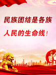 民族团结是各族人民的生命线