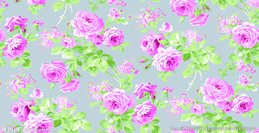 手绘花
