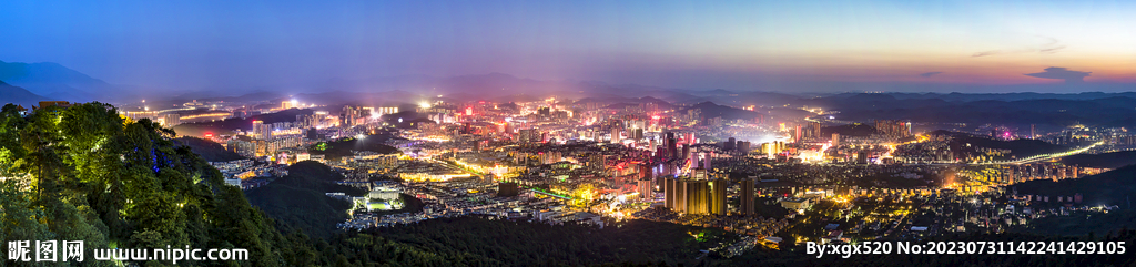 郴州市中心城区夜景