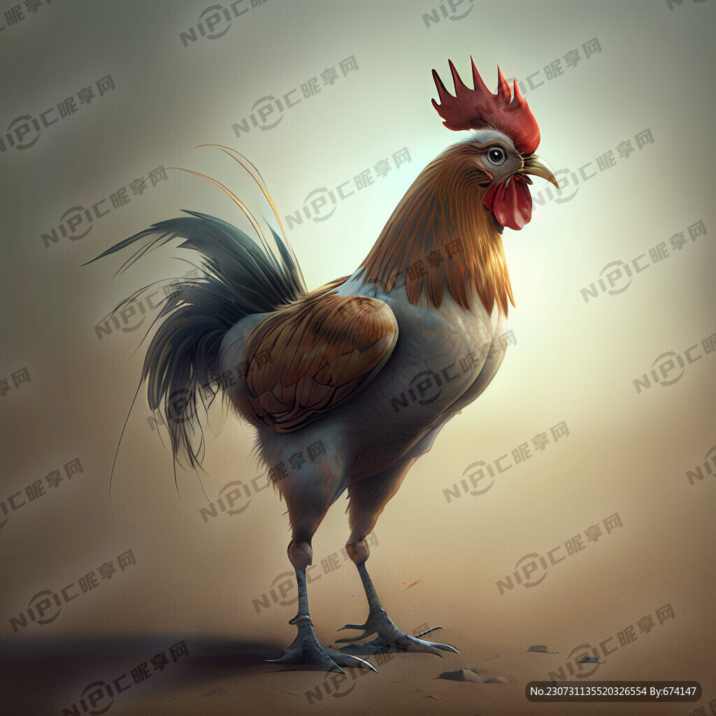 鸡在驴背上