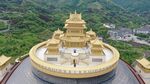 宁波奉化弥勒圣坛航拍 