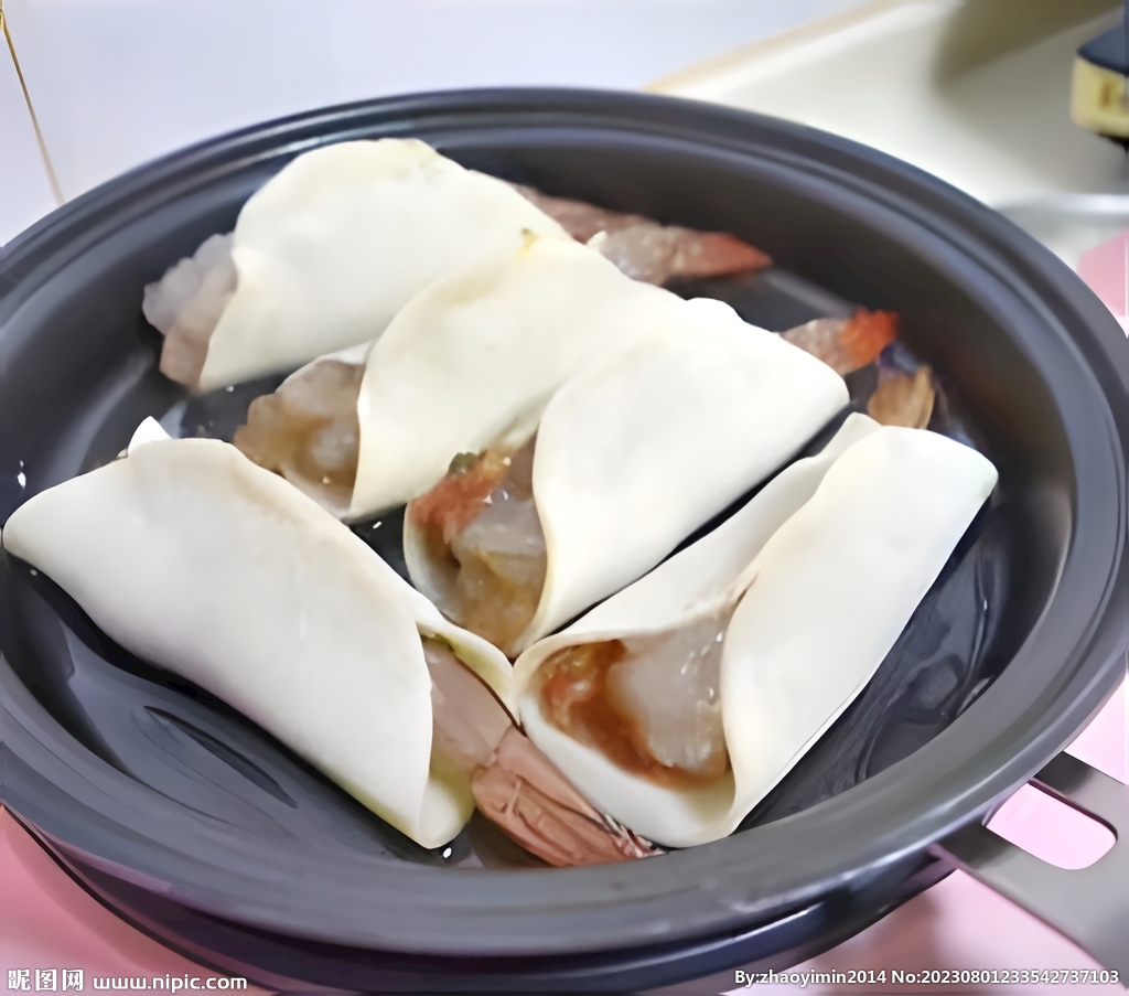 对虾煎饺