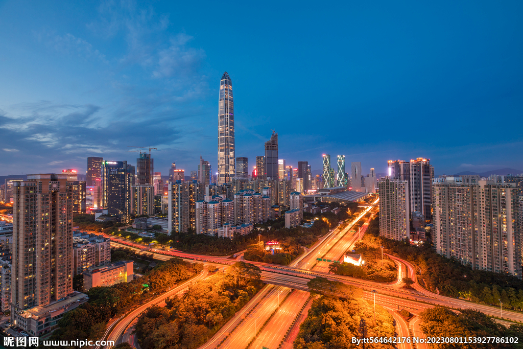 深圳福田夜景