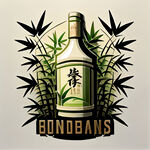 我要设计一个白酒品牌标志，商标叫做竹酒人，含义解释为绵竹的酿酒人，和竹的关系不大，我想要一个印章形式的标志，内部直接镶嵌竹酒人三个字就行