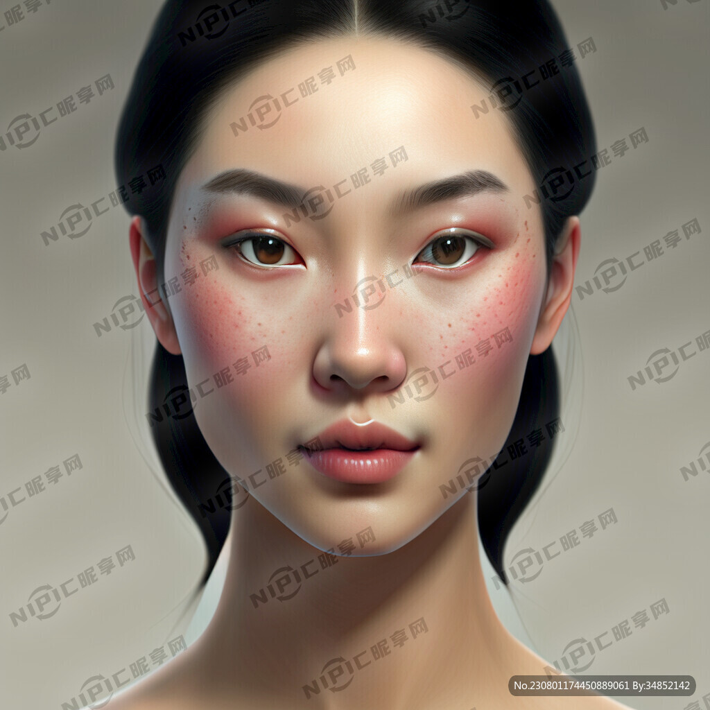 脸部皮肤结构图