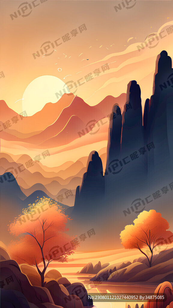 温暖的直播间背景