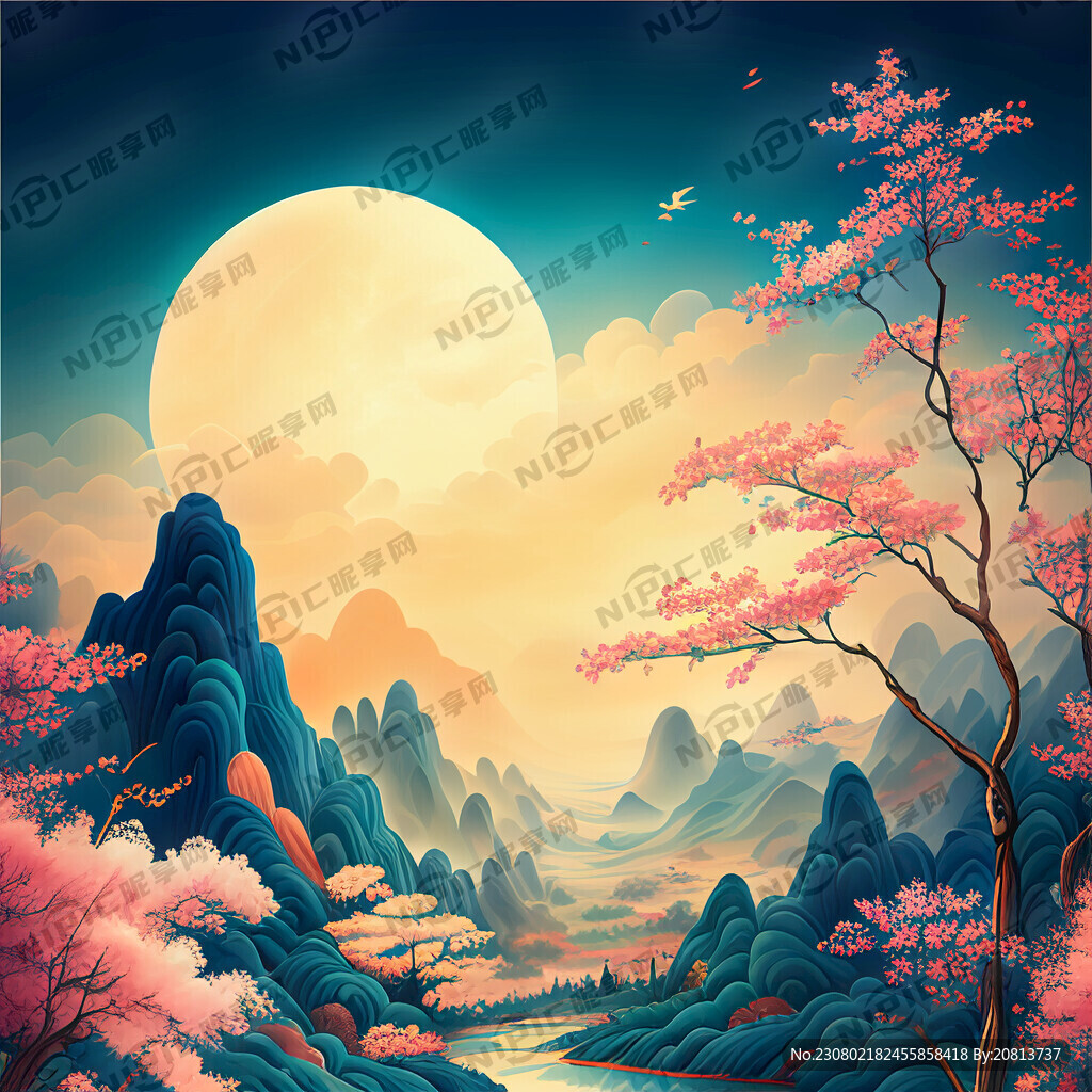 游戏梦幻唯美新中式风景 超高清