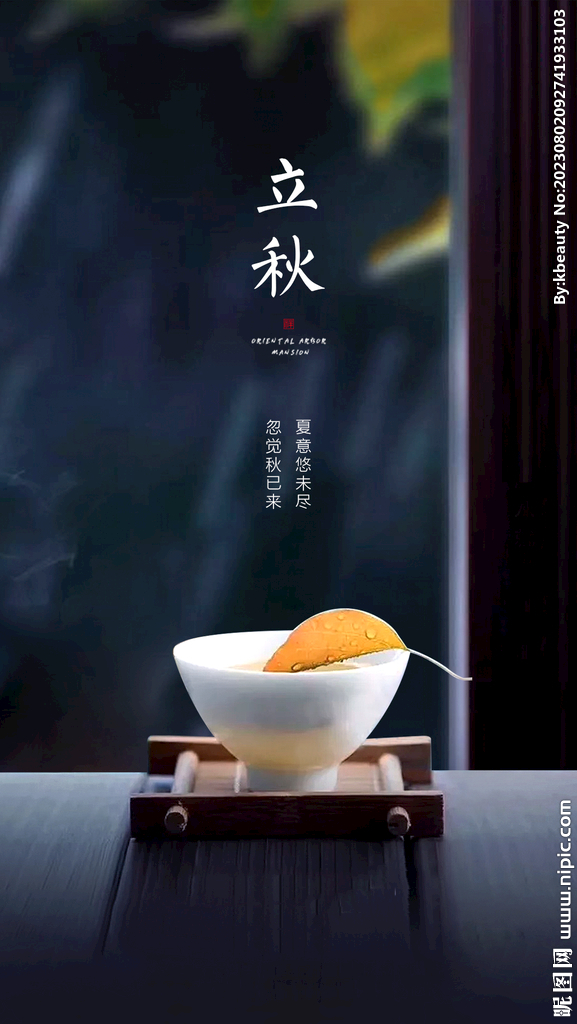 立秋海报