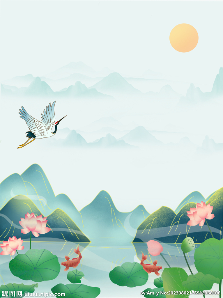  荷花背景