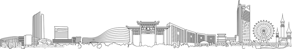 温江线稿