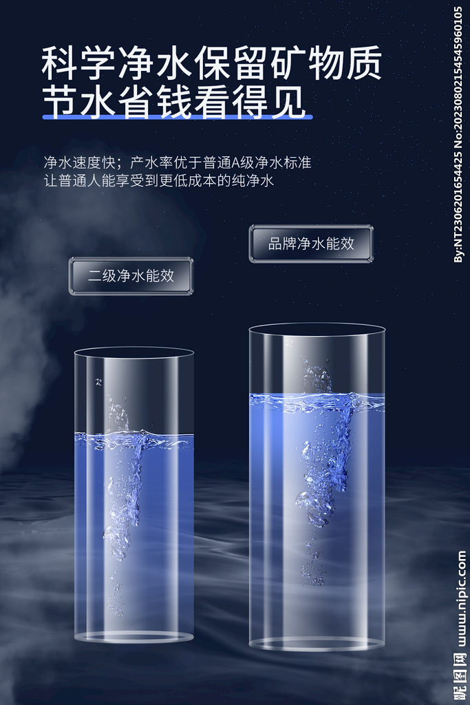 透明玻璃海报设计