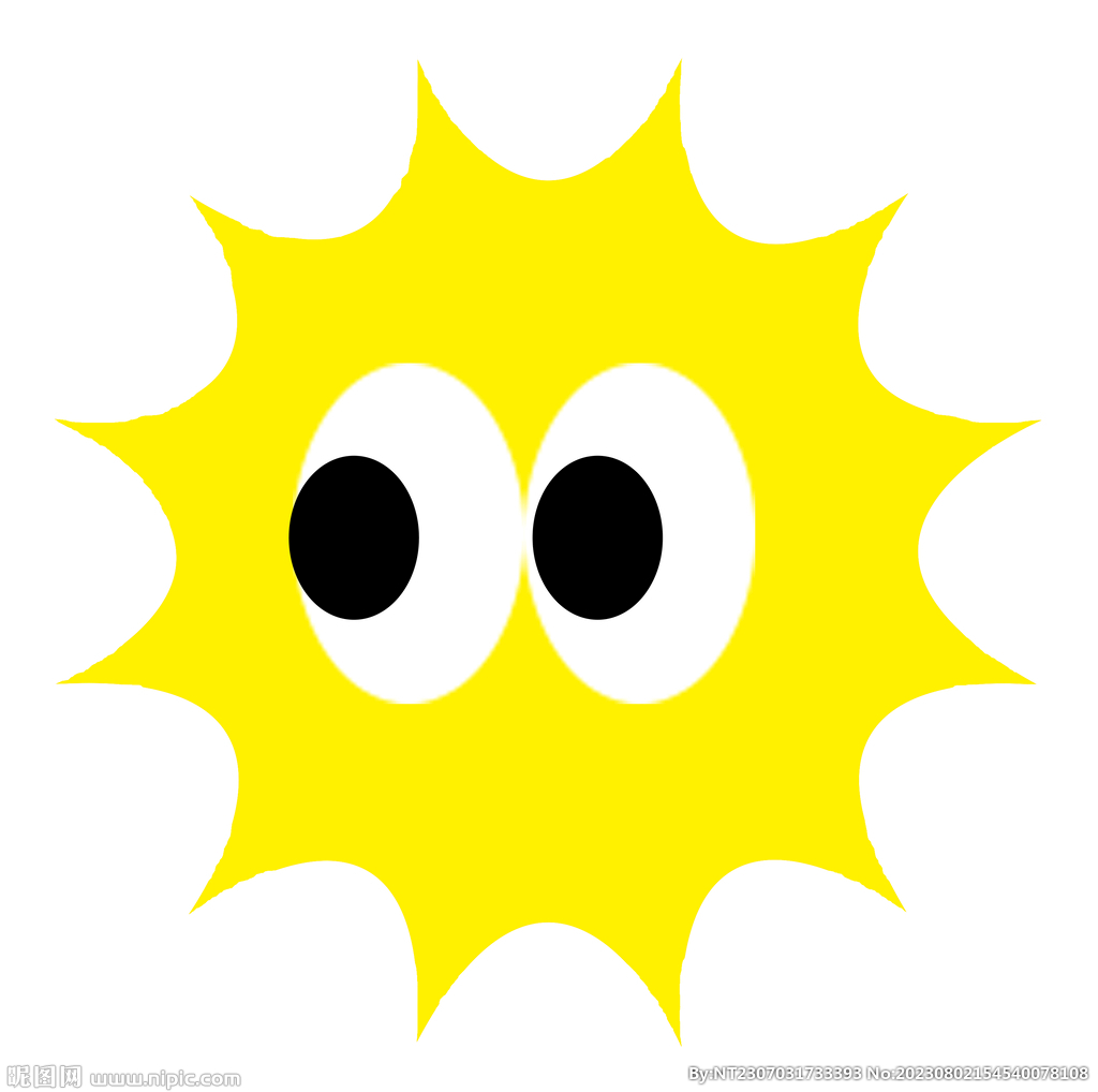 卡通太阳