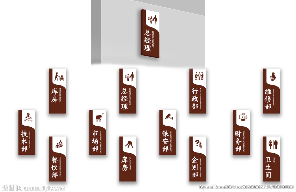 办公室科室牌