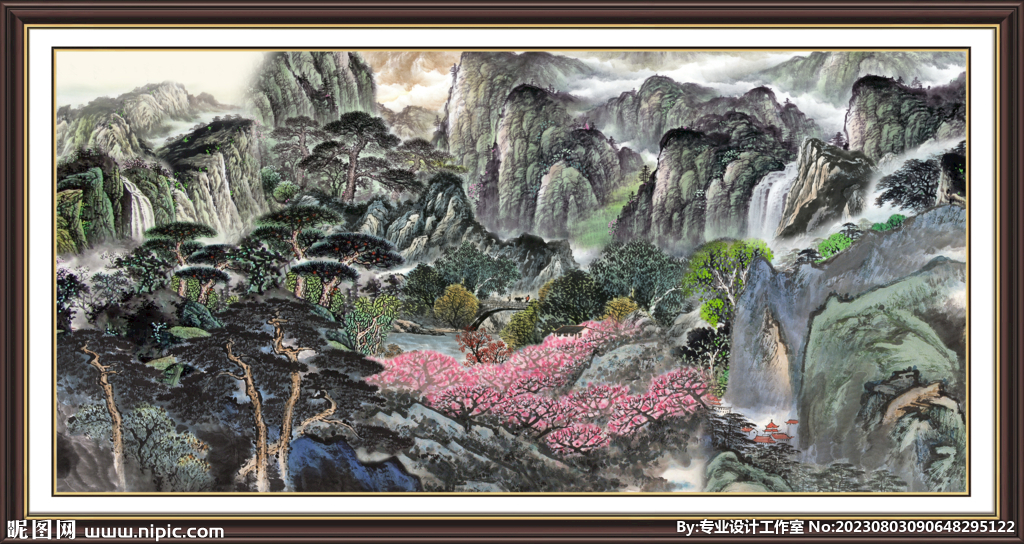 中国画风景 