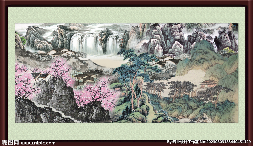 中国画风景 
