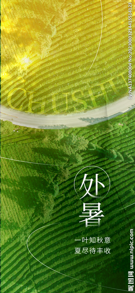 处暑海报