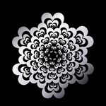 金属渐变花纹