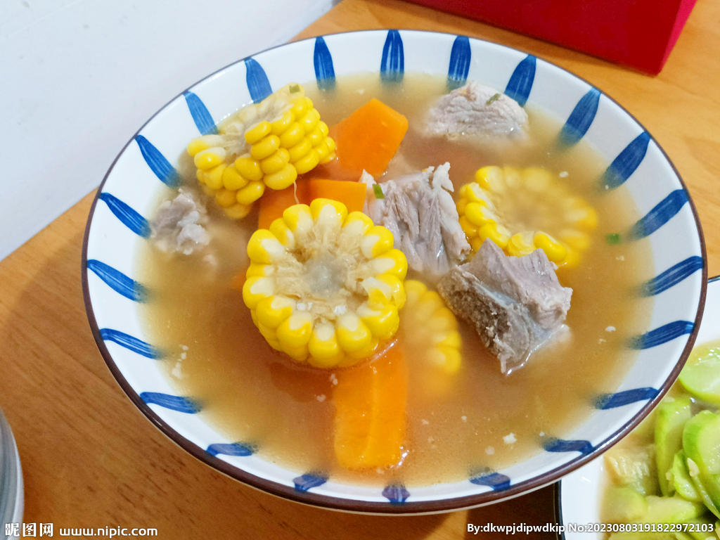 玉米萝卜汤,混合,白萝卜_大山谷图库
