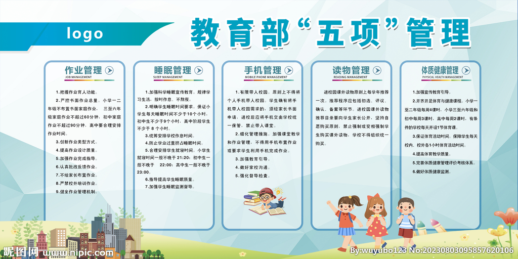 学校管理宣传栏