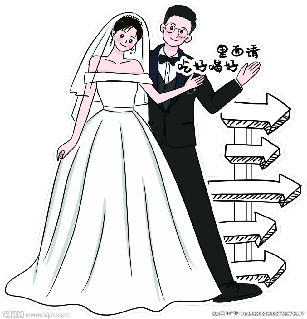 婚礼kt板