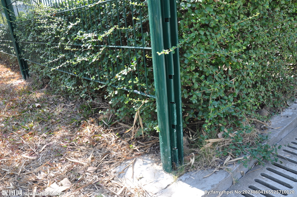 绿化带镀锌护栏细节