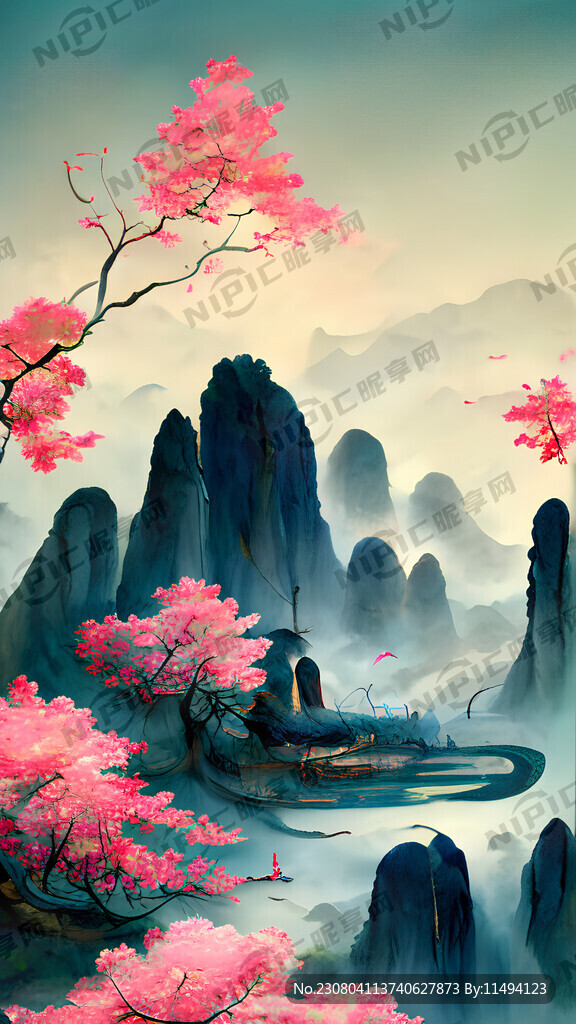 游戏梦幻唯美新中式风景 超高清
