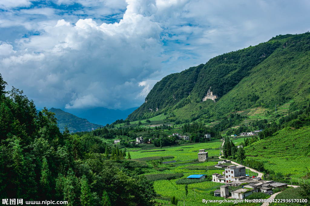 山村风光