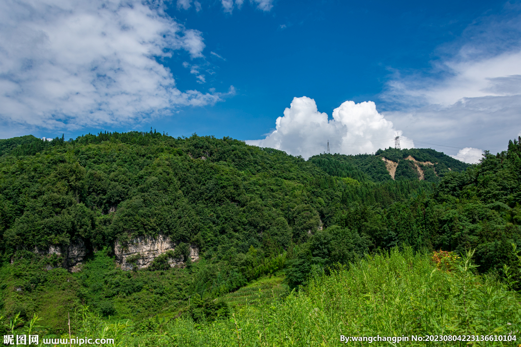 山村风光