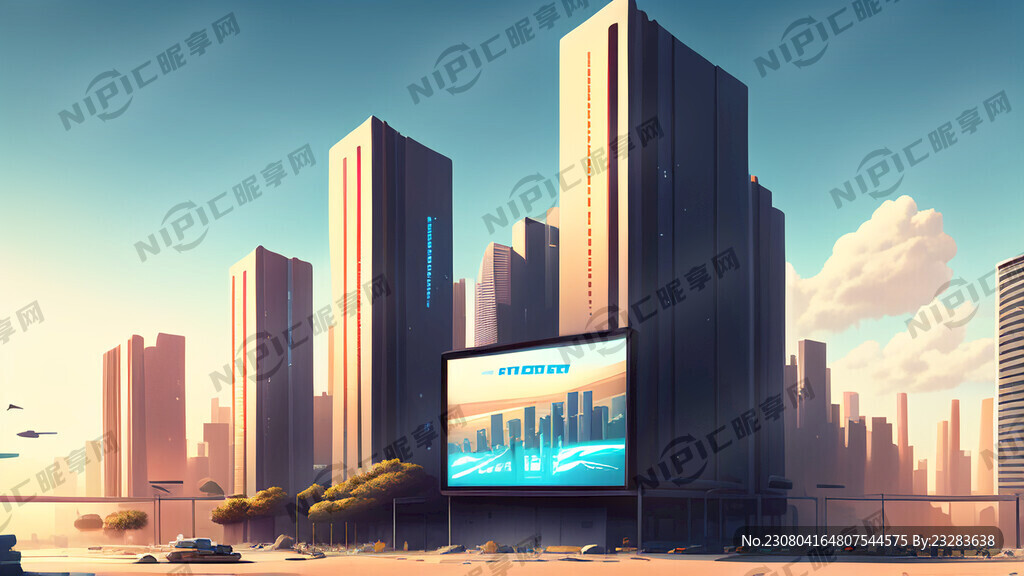 城市 科技场景 冲击力 夏天