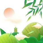 中国风山水插画