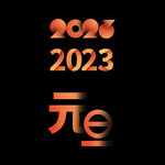 2023元旦艺术字文案排版