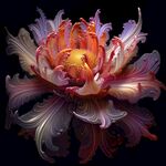 花朵框画 