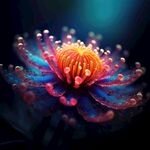 花朵框画