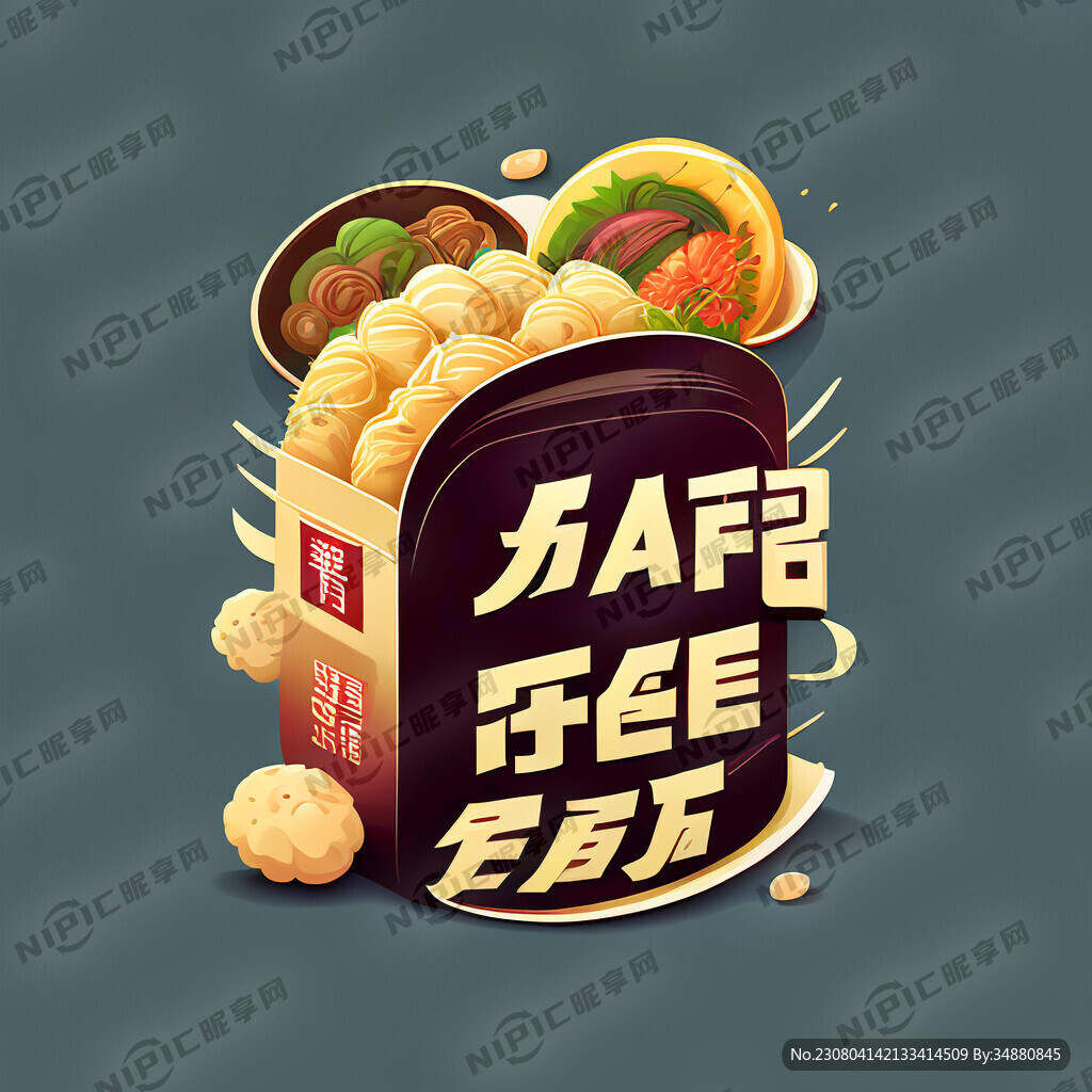吃货请留步中国风字体设计