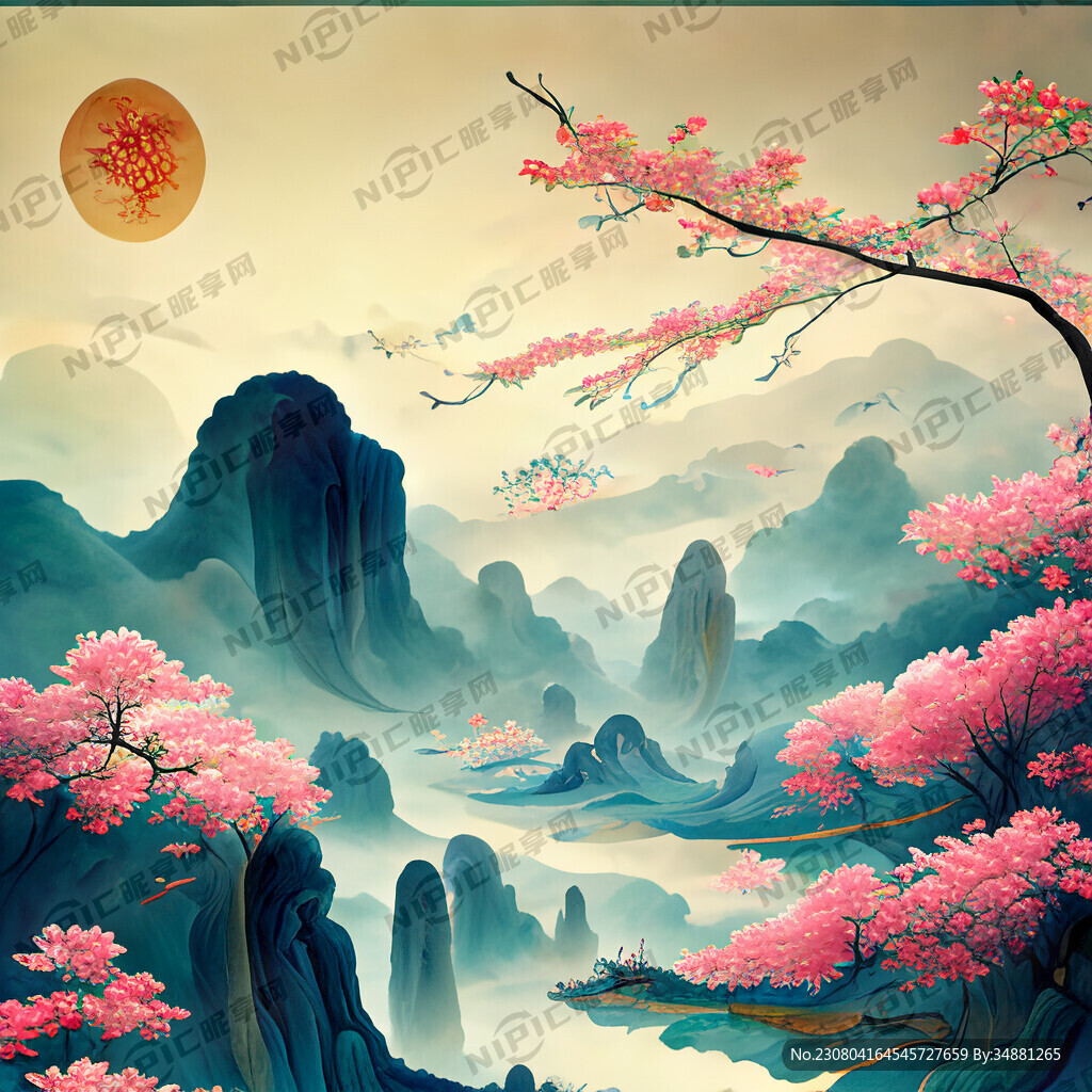 游戏梦幻唯美新中式风景 超高清