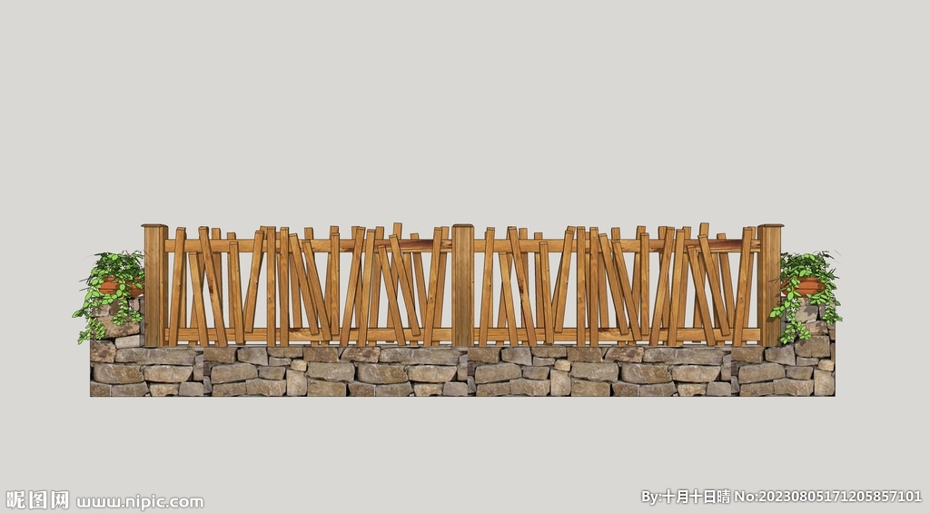 乡村篱笆围墙