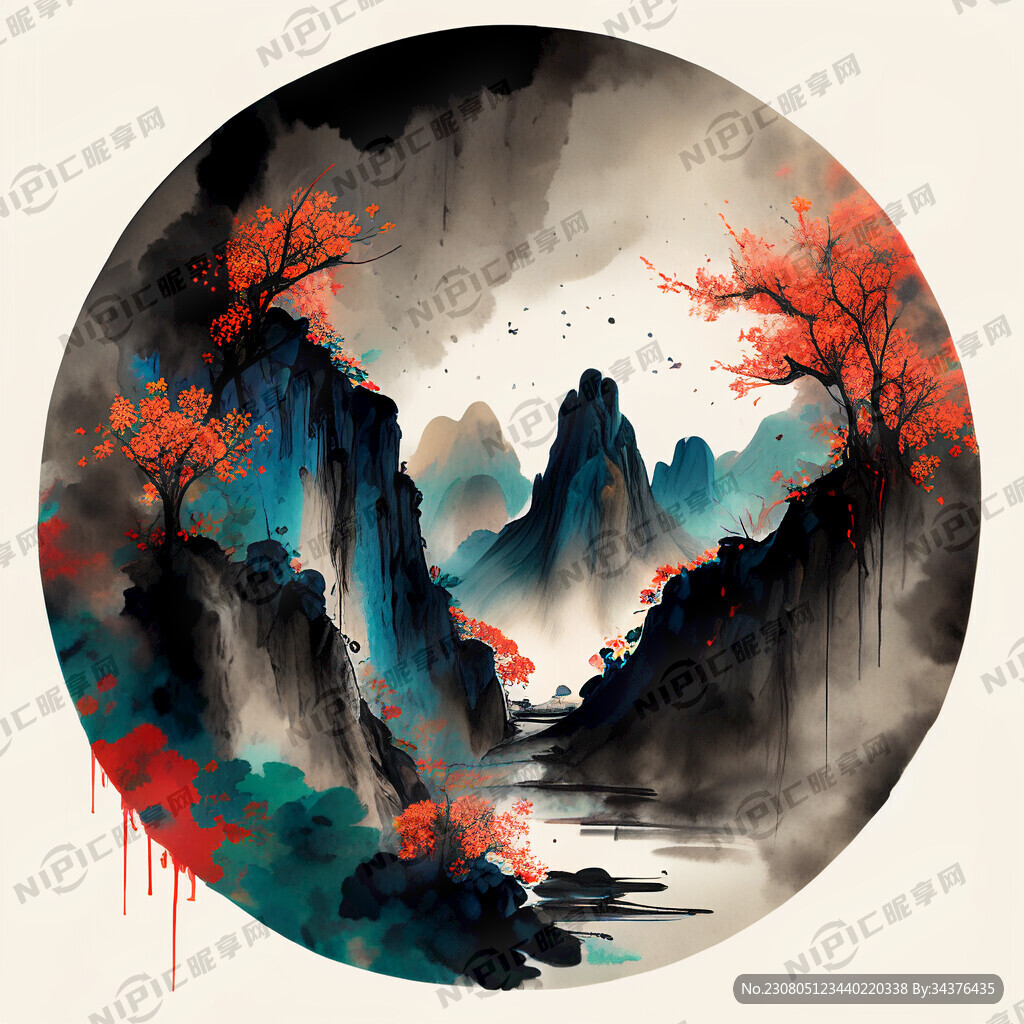 国潮插画