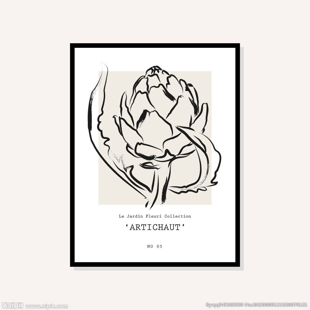 ins简约画芯