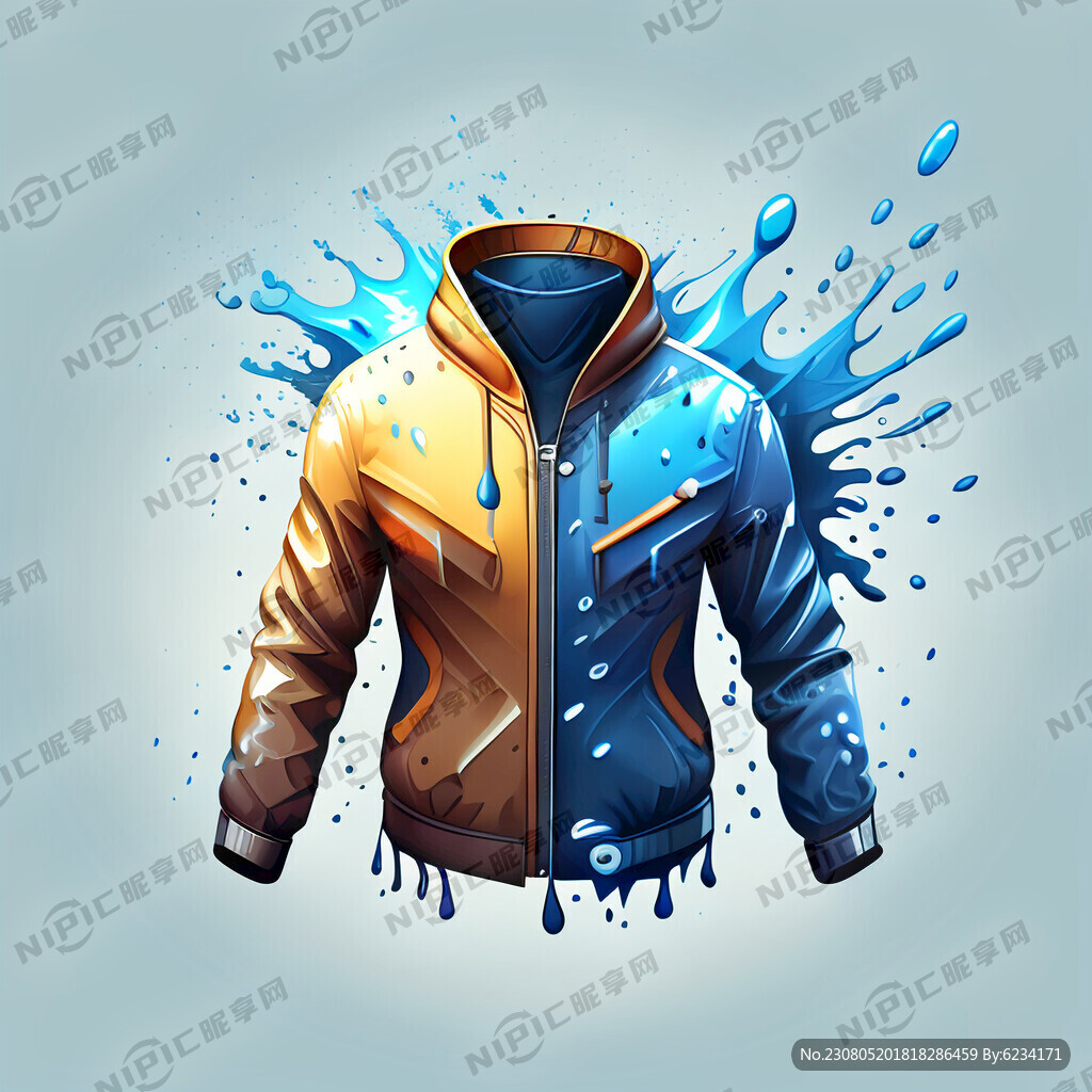 服装防泼水图标