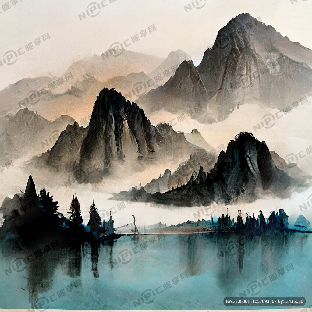 山 湖 舟 人