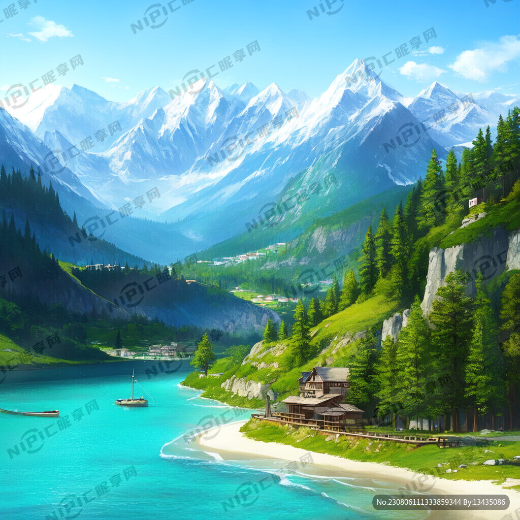 山 湖 舟 人