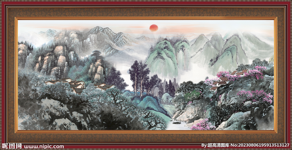 旭日东升 