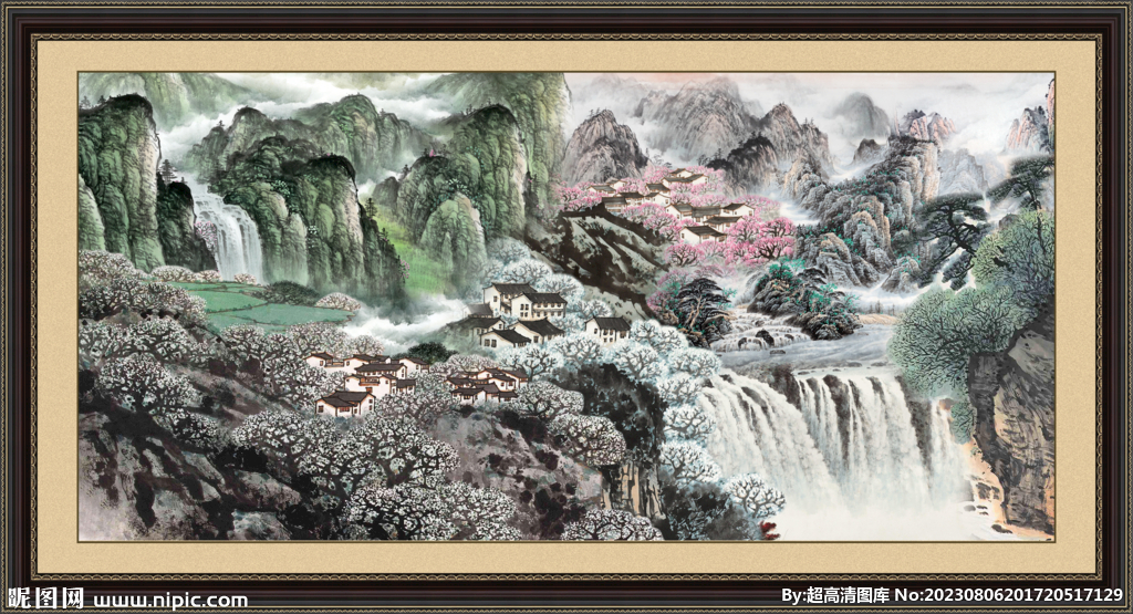 山水风景画 