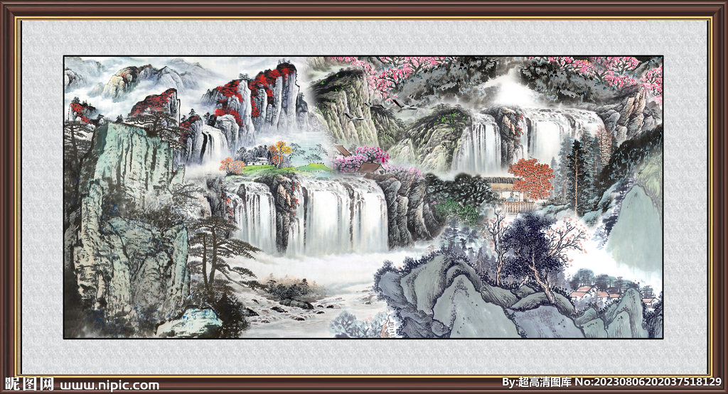 山水风景画 