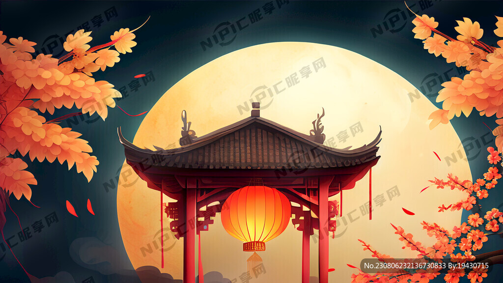 中秋节晚会背景