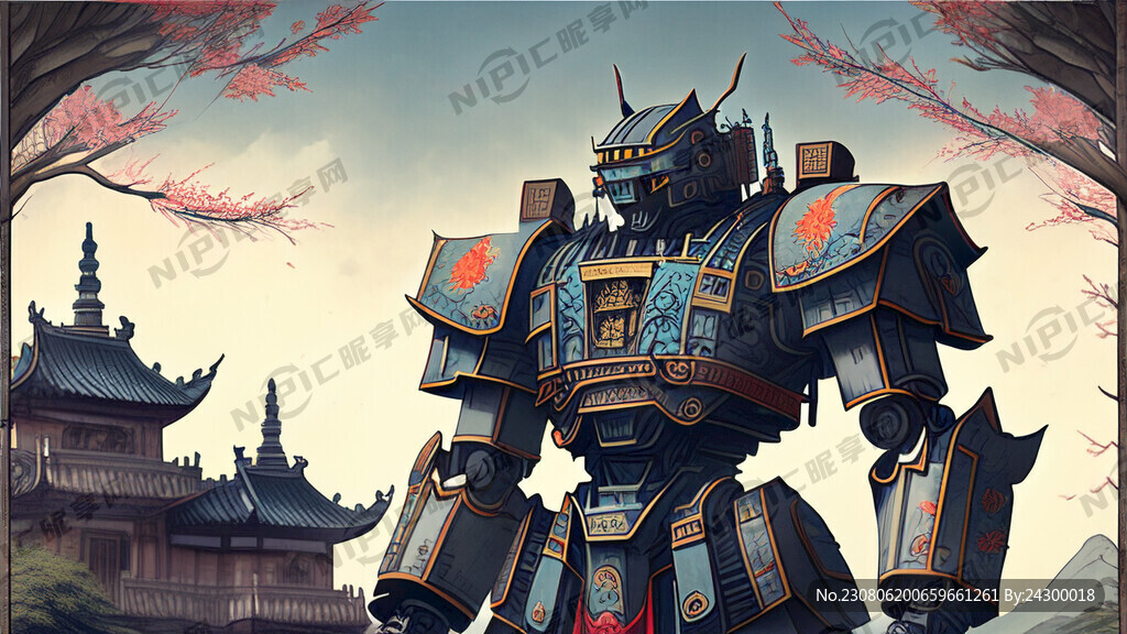 中世纪风格城堡 3D机甲 汉服