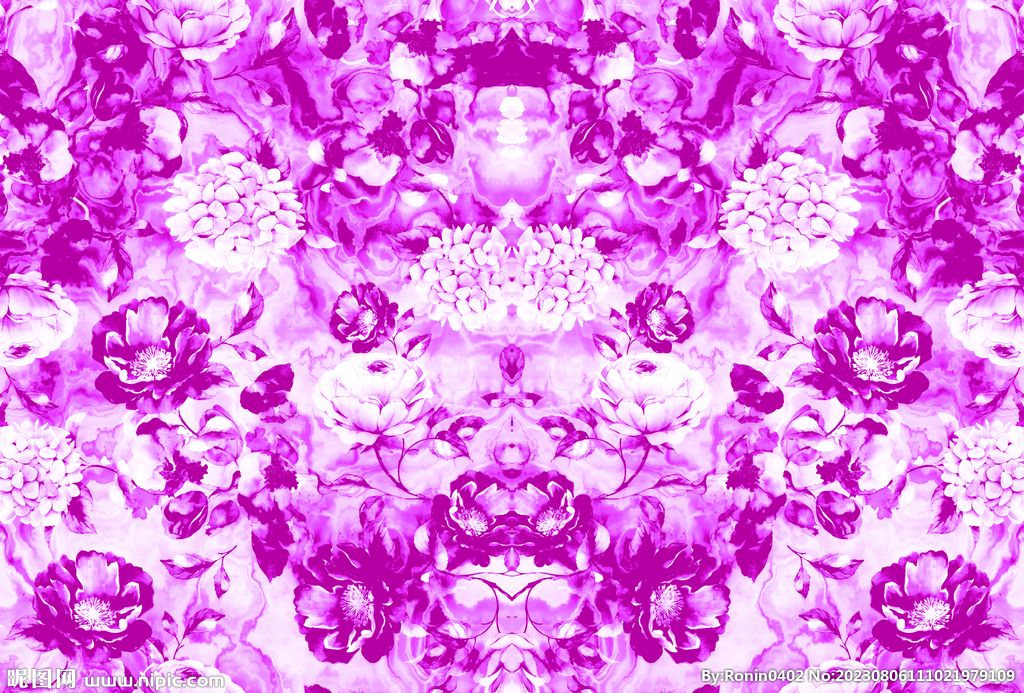 手绘花