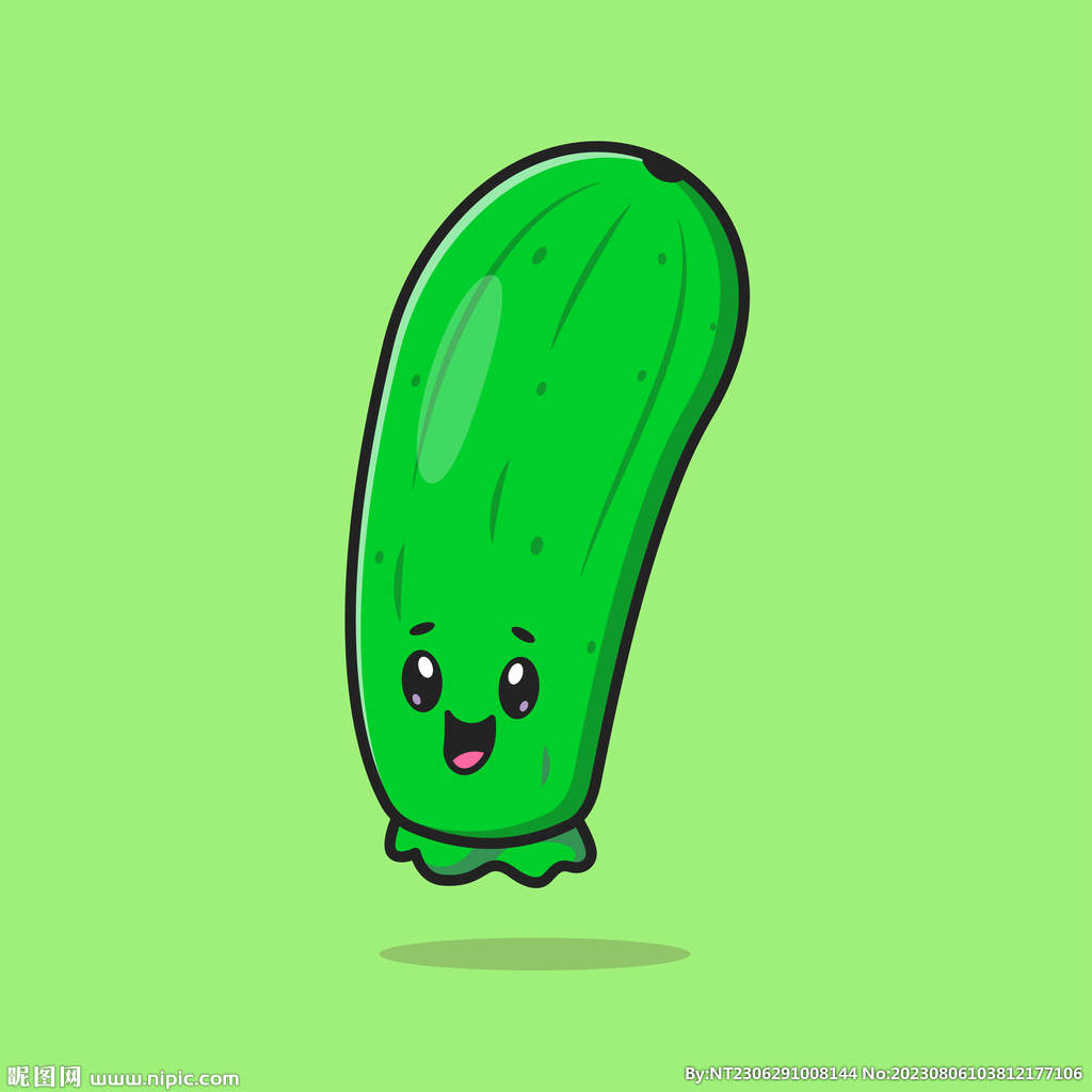 卡通蔬菜黄瓜